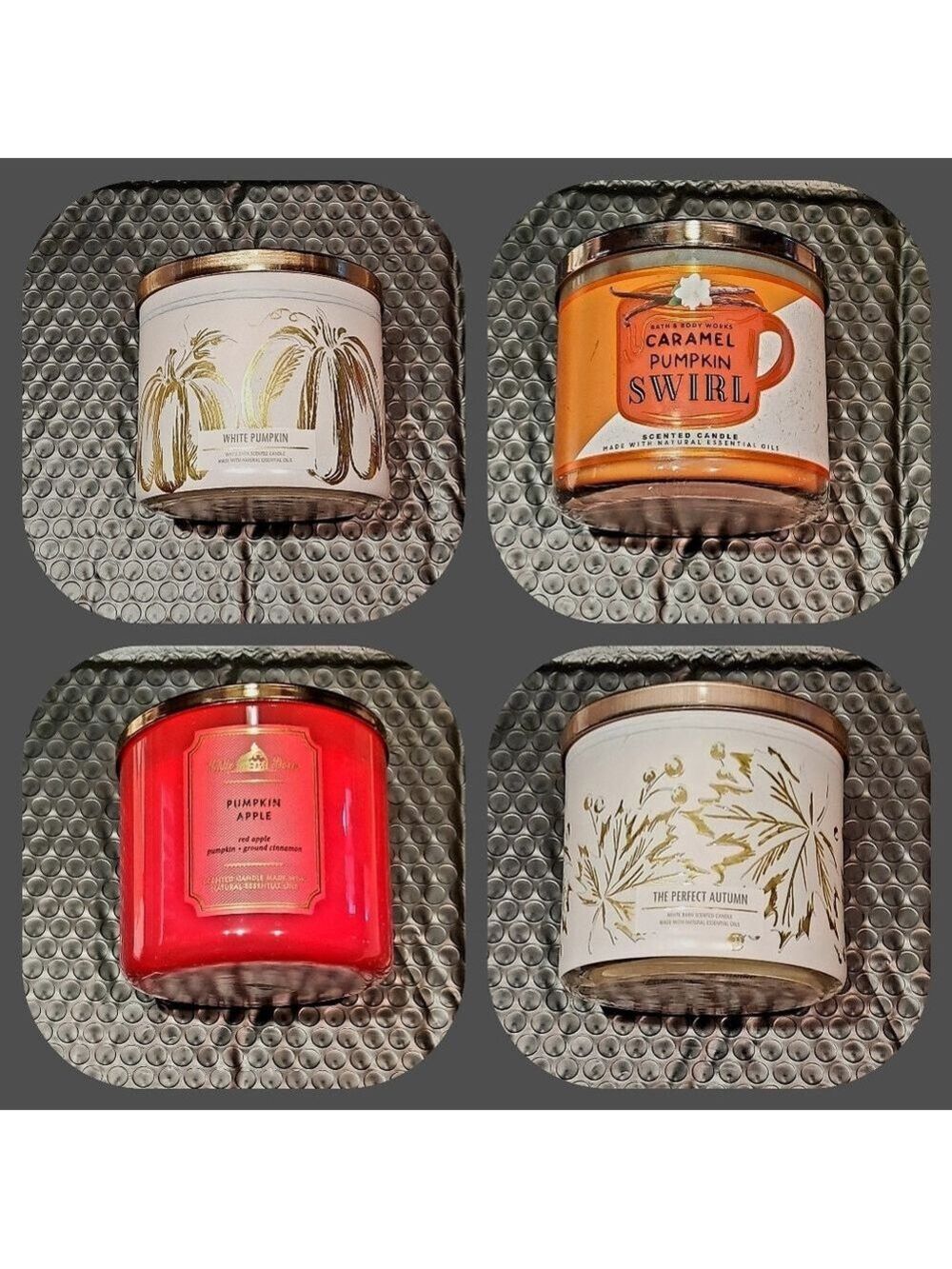 1 Bath & Body Works Pumpkin Scented 3 Wick Candle
